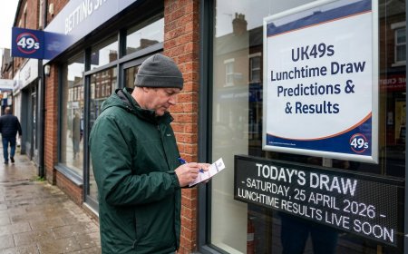 UK49s Lunchtime Predictions for Today – Saturday, 25 April 2026