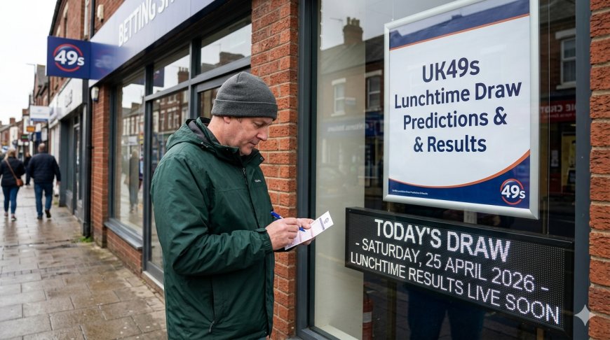 UK49s Lunchtime Predictions for Today – Saturday, 25 April 2026