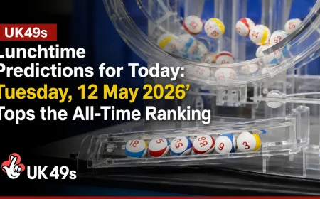 UK49s Lunchtime Predictions for Today: Tuesday, May 12, 2026