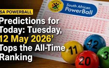 SA Powerball Predictions for Today, Tuesday, 12 May 2026
