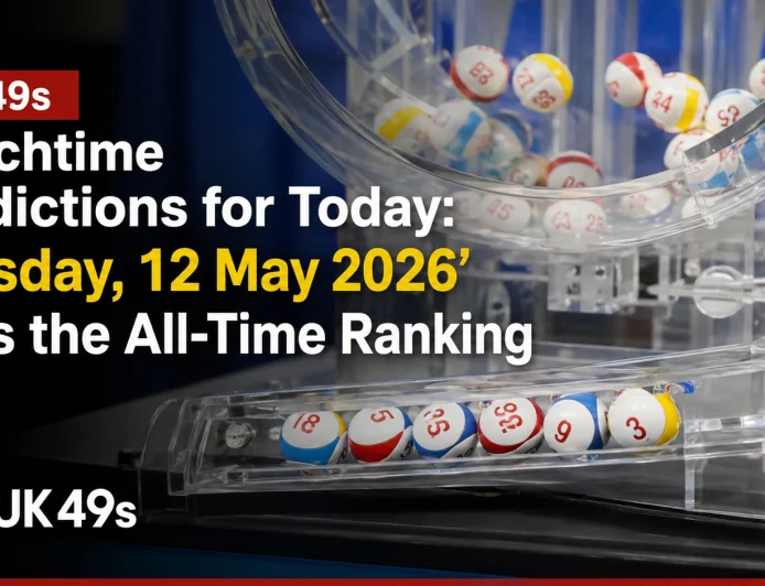 UK49s Lunchtime Predictions for Today: Tuesday, May 12, 2026