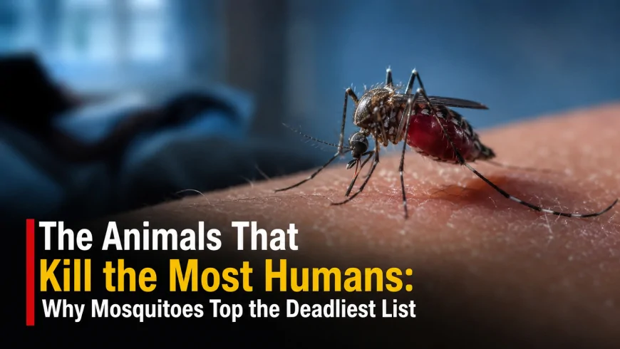 The Animals That Kill the Most Humans: Why Mosquitoes Top the Deadliest List