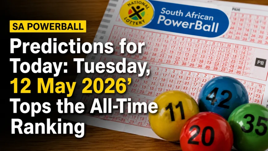 SA Powerball Predictions for Today, Tuesday, 12 May 2026