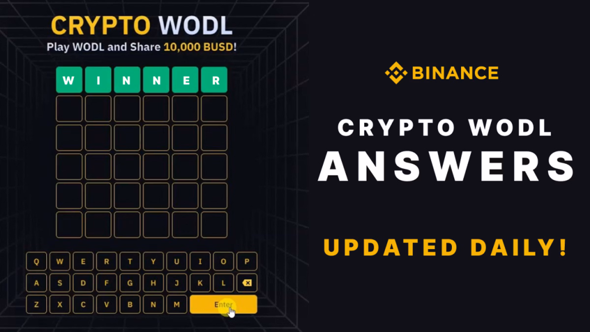 binance crypto wodl answers