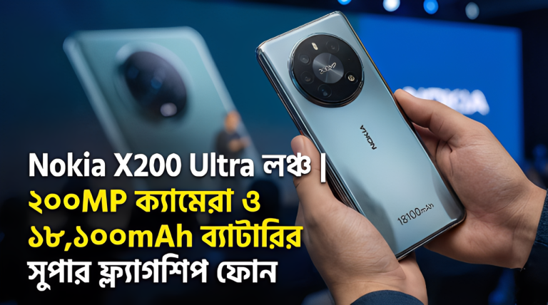 Nokia X200 Ultra লঞ্চ | ২০০MP ক্যামেরা ও ১৮,১০০mAh ব্যাটারির সুপার ফ্ল্যাগশিপ ফোন