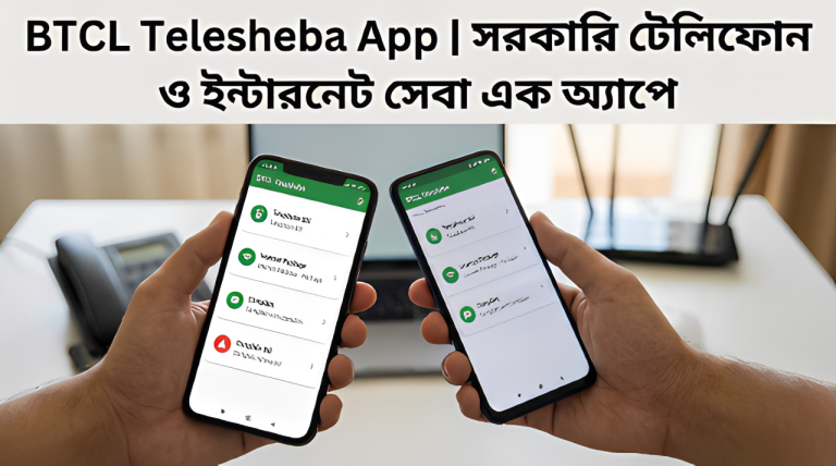 BTCL Telesheba App | সরকারি টেলিফোন ও ইন্টারনেট সেবা এক অ্যাপে